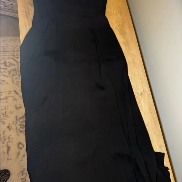 Reformation Charcoal Button-Up Dress - Picture 9 of 9